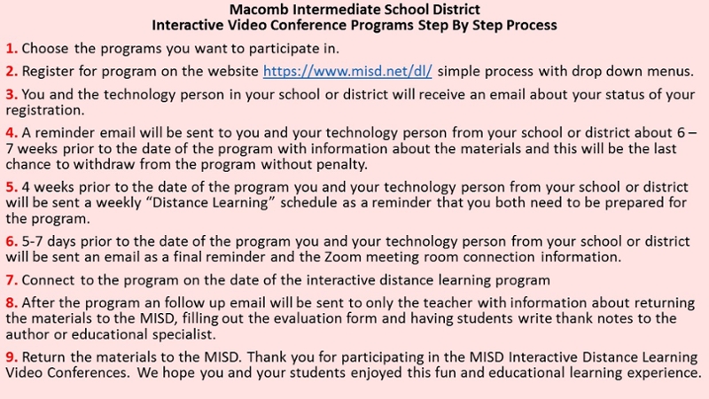 MISD Distance Learning Registration Process